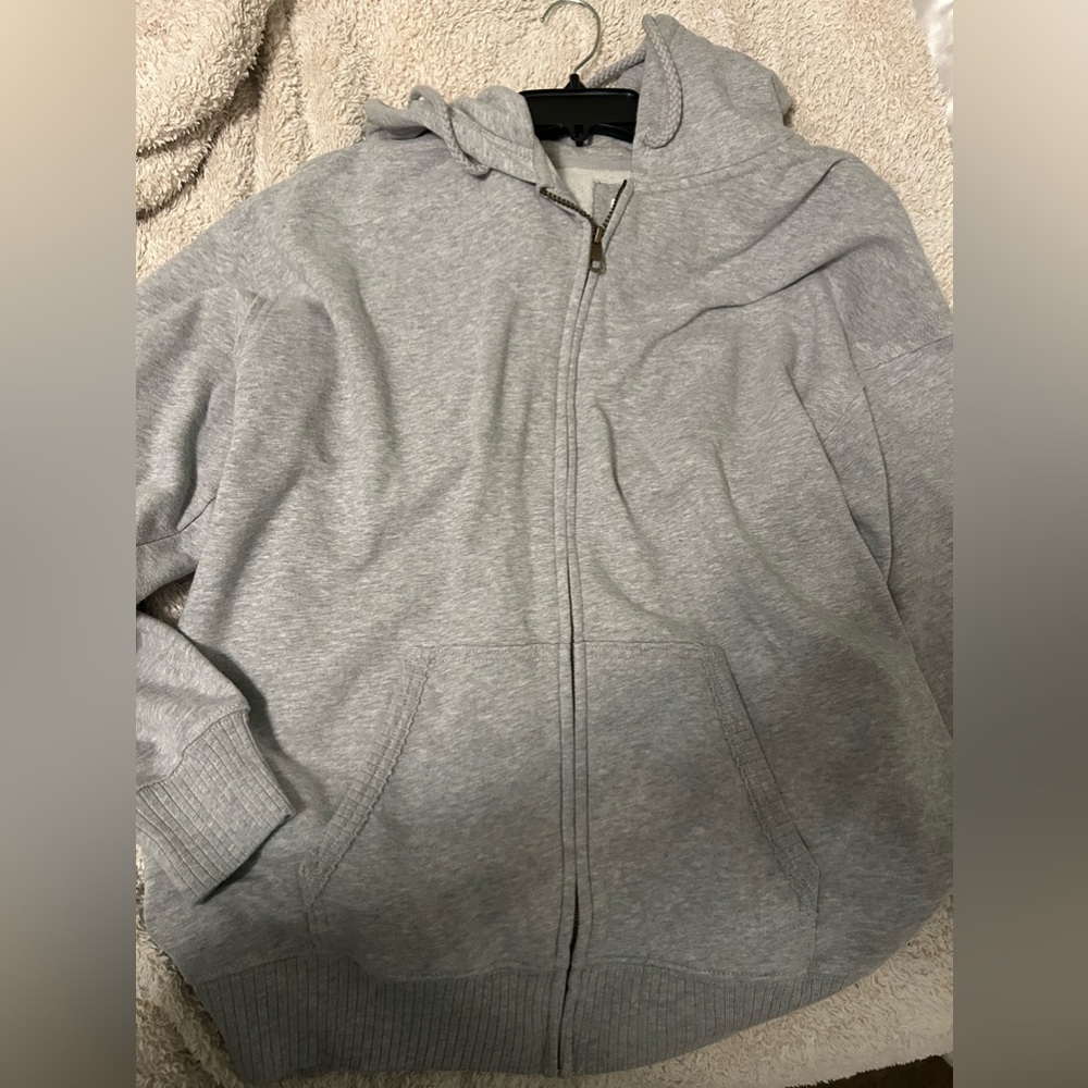 AMERICAN EAGLE OVERSIZED ZIP UP HOODIE
